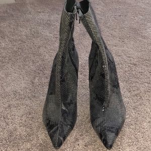 Nine West Snake Print Heels